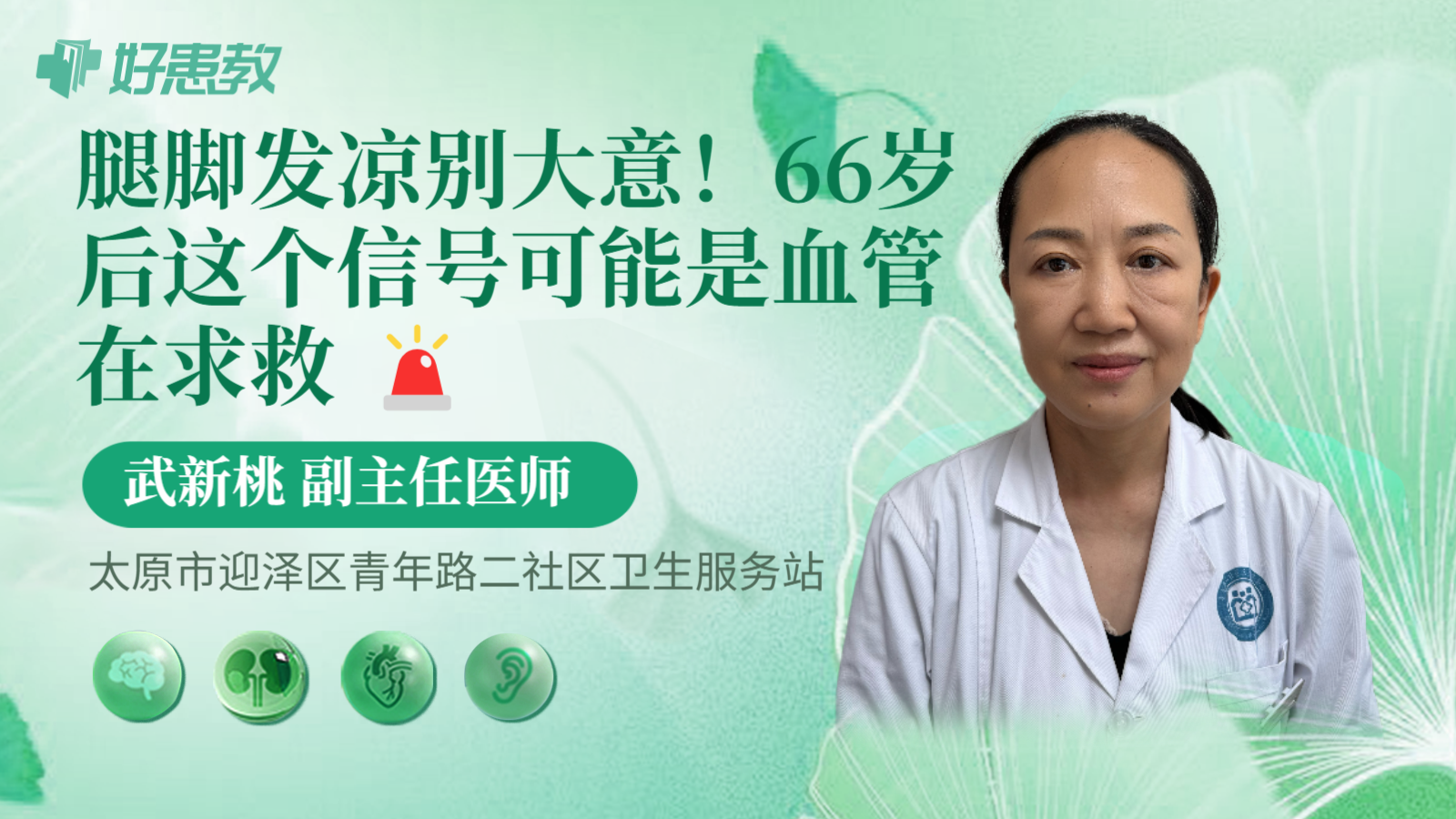 科普，腿脚发凉别大意！66岁后这个信号可能是血管在求救 🚨