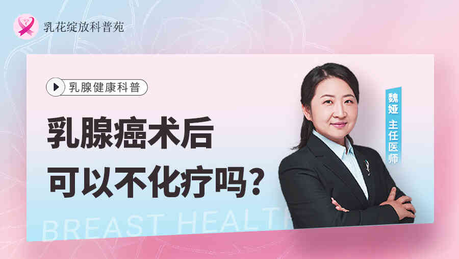 乳腺癌术后可以不<span style="color: #da4707">化疗</span>吗？