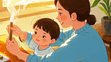 科普，小手温暖，<span style="color: #da4707">健康</span>相随：<span style="color: #da4707">儿童</span>艾灸操作规范指南